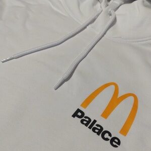 🍟 Palace x McDonald’s Logo Hoodie White - Size Large 🍟